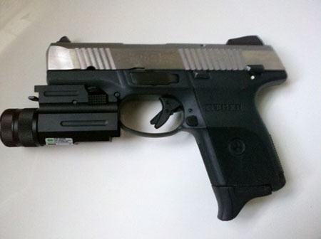 NcStar Compact Pistol QD Flashlight / Green Laser Combo